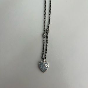 Gucci heart pendent necklace
